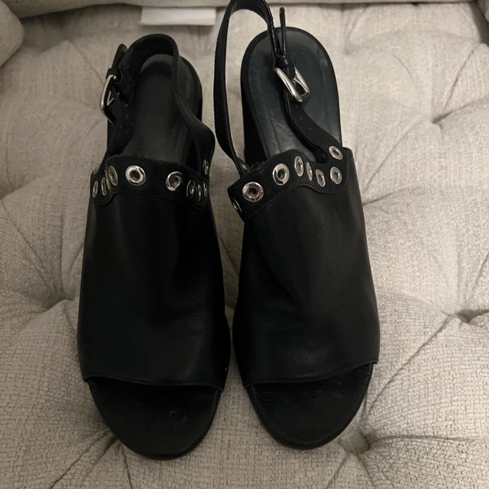 Black Stuart Weitzman Sandals